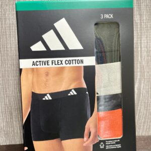 CALZONCILLOS ADIDAS ACTIVE FLEX COTTON DODY TRUNK 3 PARES
